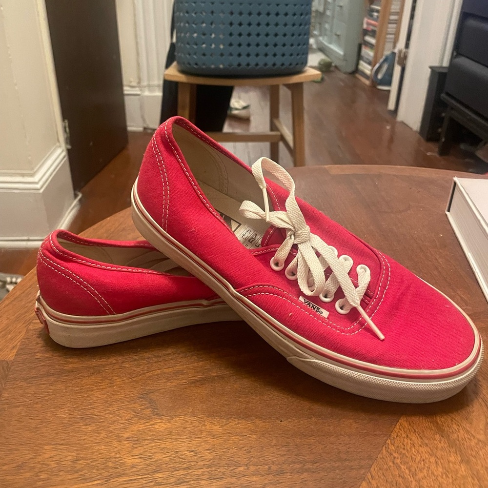 Vans ‘Authentic Shoe’ in Red, Women’s Size 8